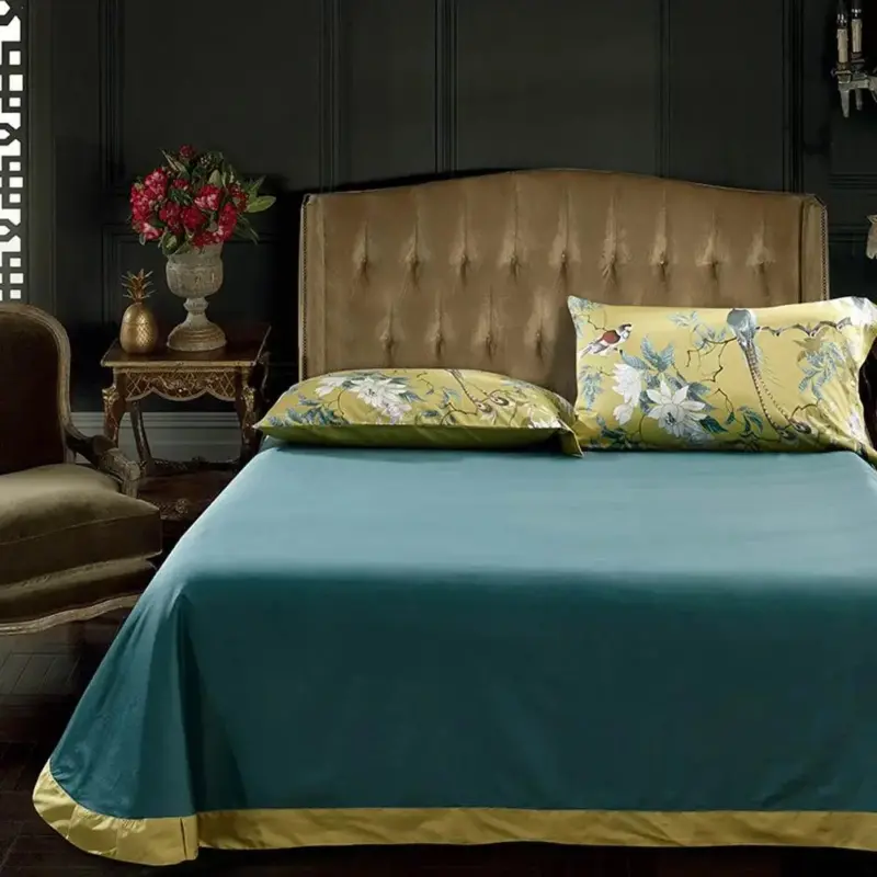 Saloni Silky Egyptian Cotton Duvet Cover Set Decorfaure