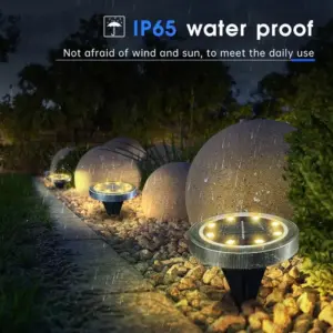 LED Solar Powered Floor Lights