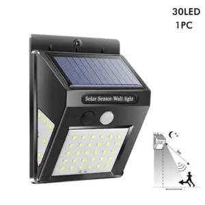 New Solar Lamp Light IP65 Waterproof with Motion Sensor