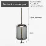 Scandinavian BROKIS Knot Pendant lamp Bedside Nordic Chandelier Luminaria Deco Glass Lustre Pendant Lamp Luminaire Suspendu.jpg 640x640