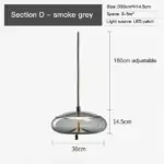 Scandinavian BROKIS Knot Pendant lamp Bedside Nordic Chandelier Luminaria Deco Glass Lustre Pendant Lamp Luminaire Suspendu.jpg 640x640