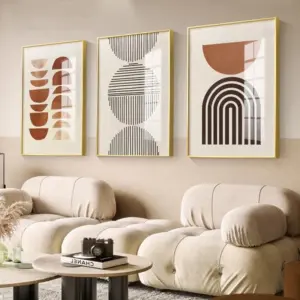 Scandinavian Geometry Art Artwork