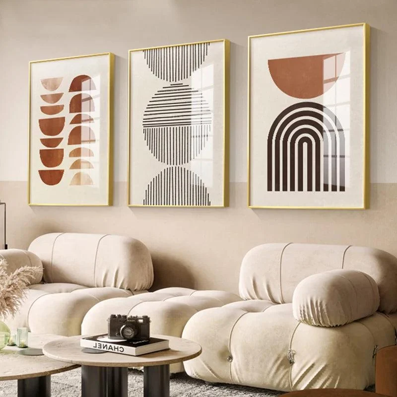 Scandinaviangeometryartlivingroom