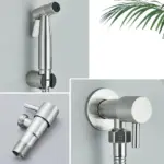 Schwarz einzelne Kaltwasser Toilette Bidet Sprayer Wasserhahn Bad Edelstahl 304 Nickel Dusche Bidet Wand Frau Reiniger 17a28509 b9b0 41c9 819f 0ba1cd794a76