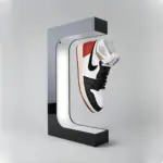 Schwebendes LED Schuhdisplay Minimalistische Tischlampe