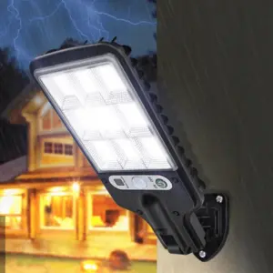 Solar-powered LED lamp