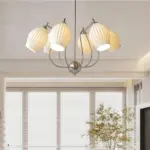 Sculptural_Glass_Ribbed_Chandelier_18 Sculptural Glass Ribbed Chandelier