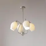 Sculptural_Glass_Ribbed_Chandelier_2 Sculptural Glass Ribbed Chandelier