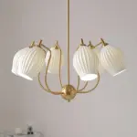 Sculptural_Glass_Ribbed_Chandelier_27 Sculptural Glass Ribbed Chandelier