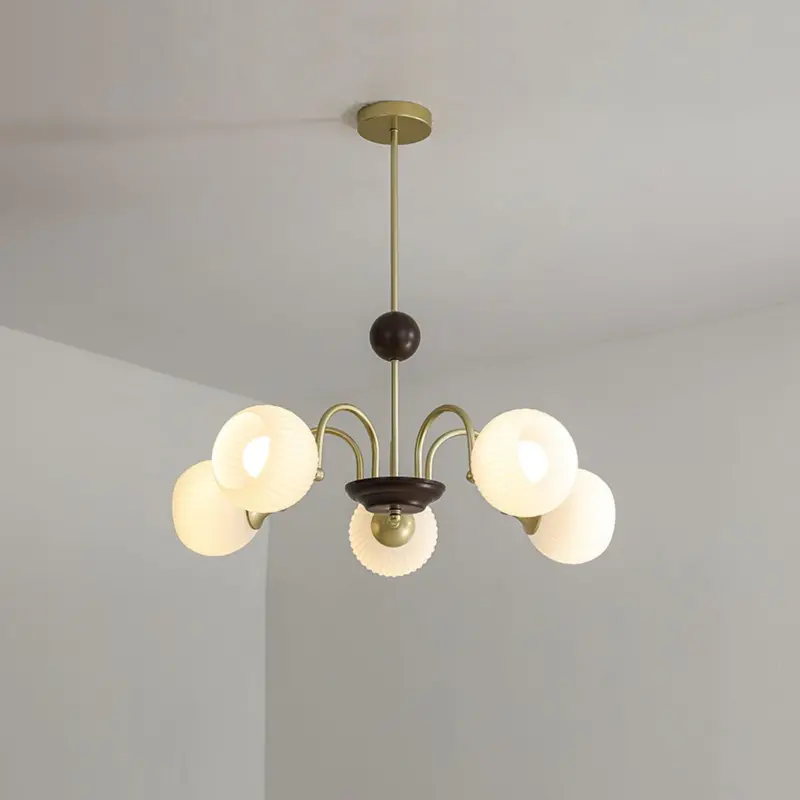 Sculptural Glass Ribbed Chandelier 4 a44f5d43 c6c2 4582 8b4d 25c9f81dcfa8