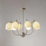 Sculptural_Glass_Ribbed_Chandelier_6 Sculptural Glass Ribbed Chandelier