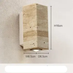 Stone Marble Style Wall Lamp Sconce