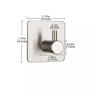 Self Adhesive Bathroom Hooks Robe Towel Hanger