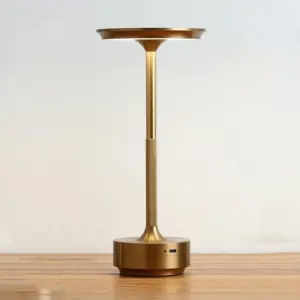 Metal Rechargeable Table Lamp