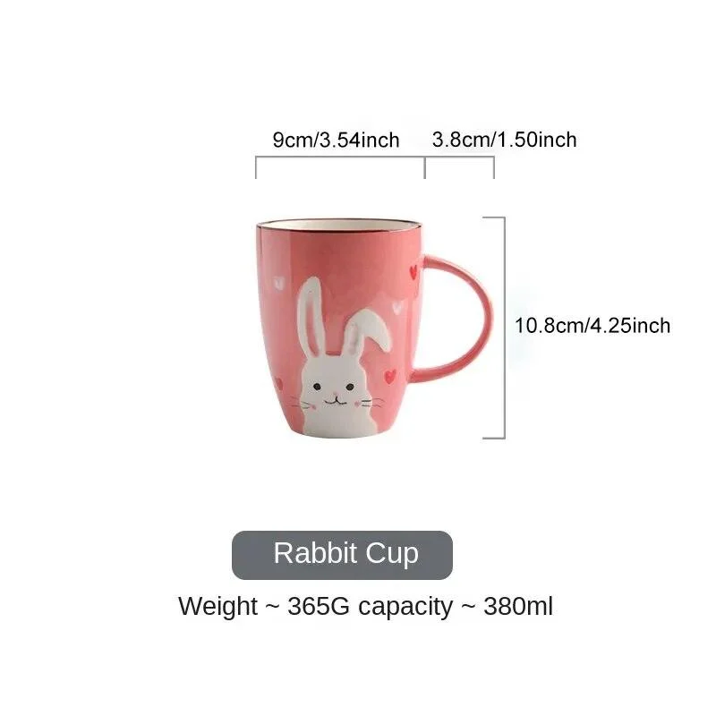 Rabbit Monkey Bear Deer Animal Ceramic Tableware - ISTANBULLU LTD