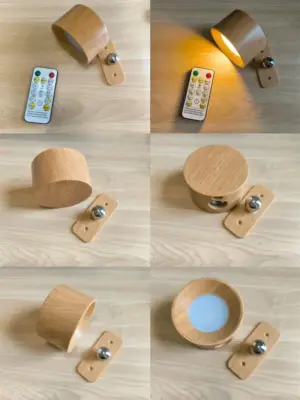 Rechargeable Wall Lamp With Remote Control Wall Lamp