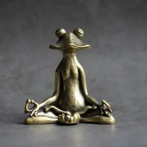 Vintage Brass Fros Figurine - Zenia - Incense Burner - Desk Decoration