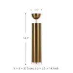 Semi spherical Candlestick Modern Elegant Home Accent
