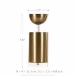 Semi spherical Candlestick Modern Elegant Home Accent