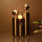 Semi spherical Candlestick Modern Elegant Home Accent