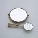Senducs Rose Gold Bathroom Mirror With Top Quality Solid Brass Fold Bath Cosmetic Mirror 8 Inch 2cf537b0 7ccb 420c a4d9 e9b7becca6a2