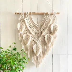 Tapestry with tassels - handmade Bohemian rug - Wall tapestry - handwoven - Decoration - Wall tapestry