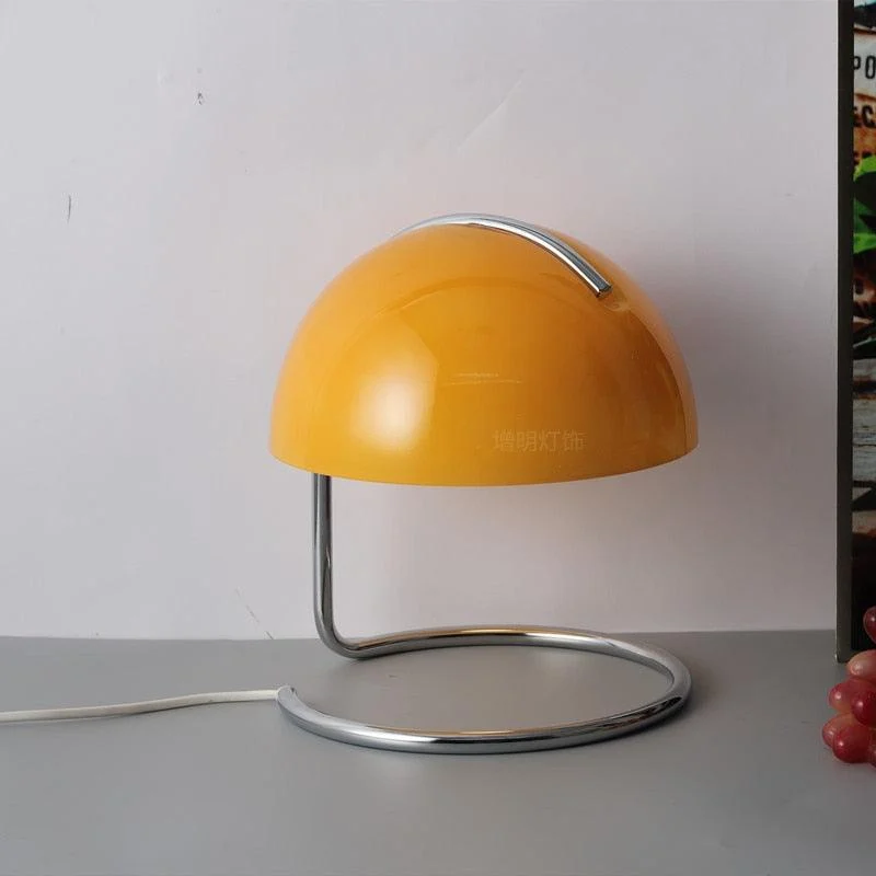 Retro Amber Glass Table Lamp - ISTANBULLU LTD