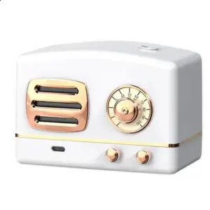 Retro Radio Humidifier: USB-Powered Aroma Diffuser for Home