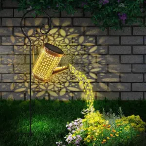 Solar energy watering can | Beautiful solar powered outdoor lamp