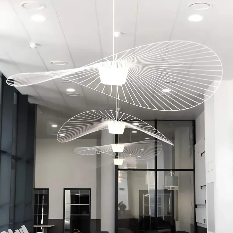 ShadowSleekPendelleuchte EleganteSchwarzeHut Design3