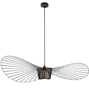 Homeko Pendant Light - Elegant Black Hat Design
