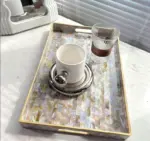 Shell Texture Storage Trays Decorative Serving Tray Dresser Table Jewelry Cosmetic Containers Display Rack Cup Organizer d23000ad 88bc 447a 9d5b f1a45a29ea99