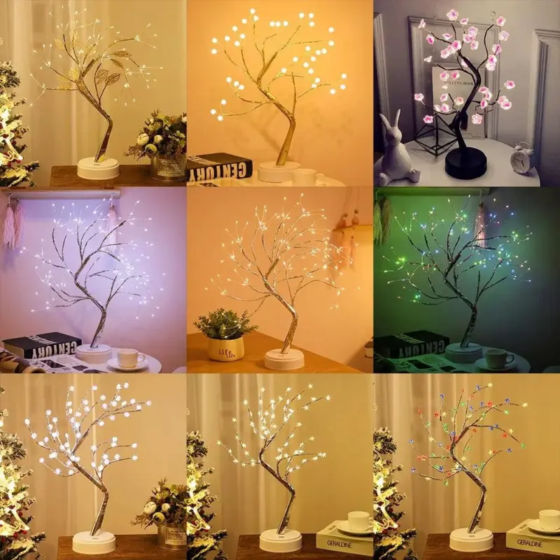 ShineCreativeTreeTableLampLightingGiftforKidsHomeBedroom Homeko2