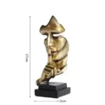 SilenceisGoldenMaskSculpture Homeko13