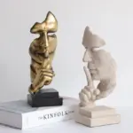 SilenceisGoldenMaskSculpture Homeko2