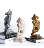 SilenceisGoldenMaskSculpture Homeko3