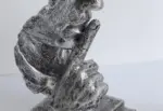 SilenceisGoldenMaskSculpture Homeko7