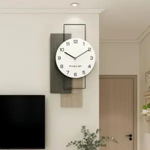 Silent Living Creative Wall Clock - Homeko