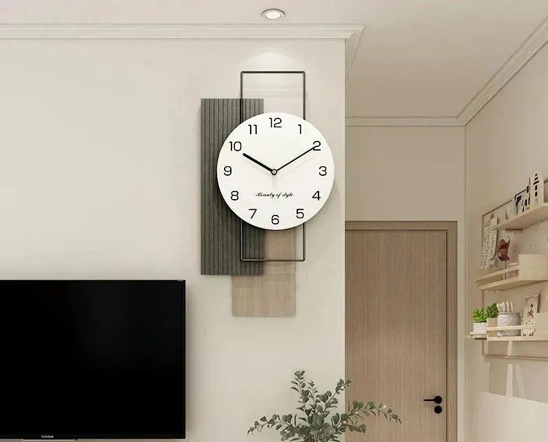 Silent Living Creative Wall Clock - Homeko