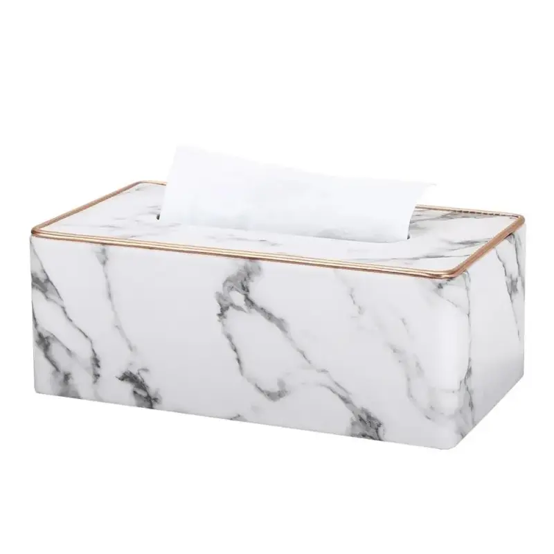 Silk Marble Tissue Box Decorfaure