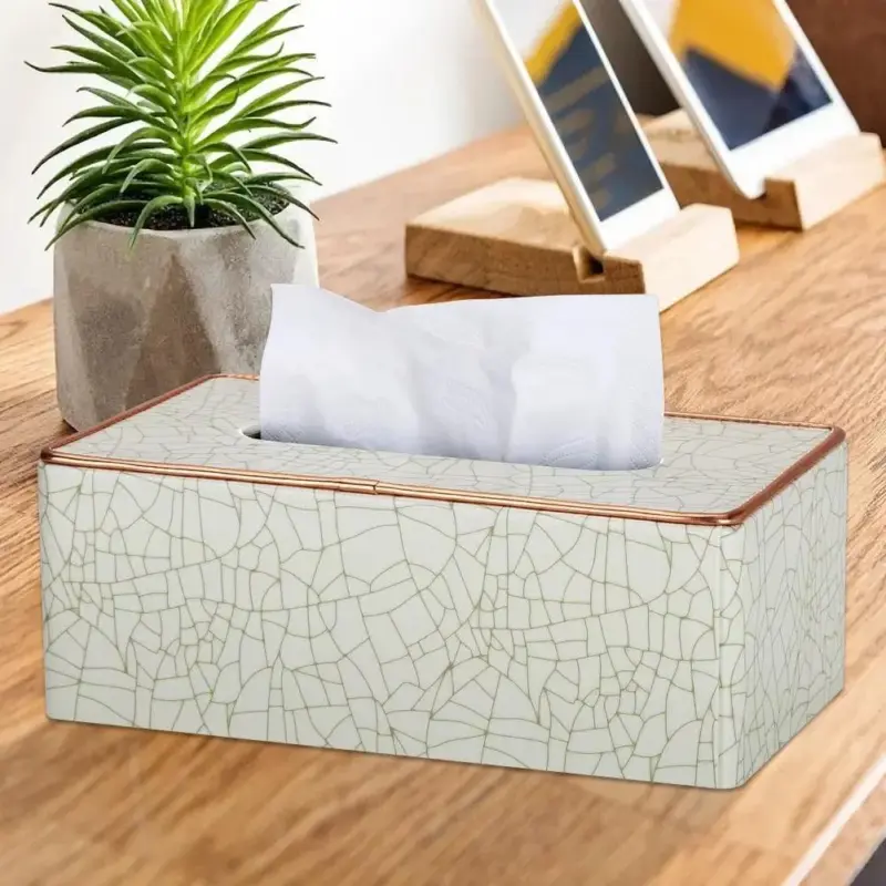 Silk Marble Tissue Box Decorfaure