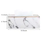 Silk Marble Tissue Box Decorfaure