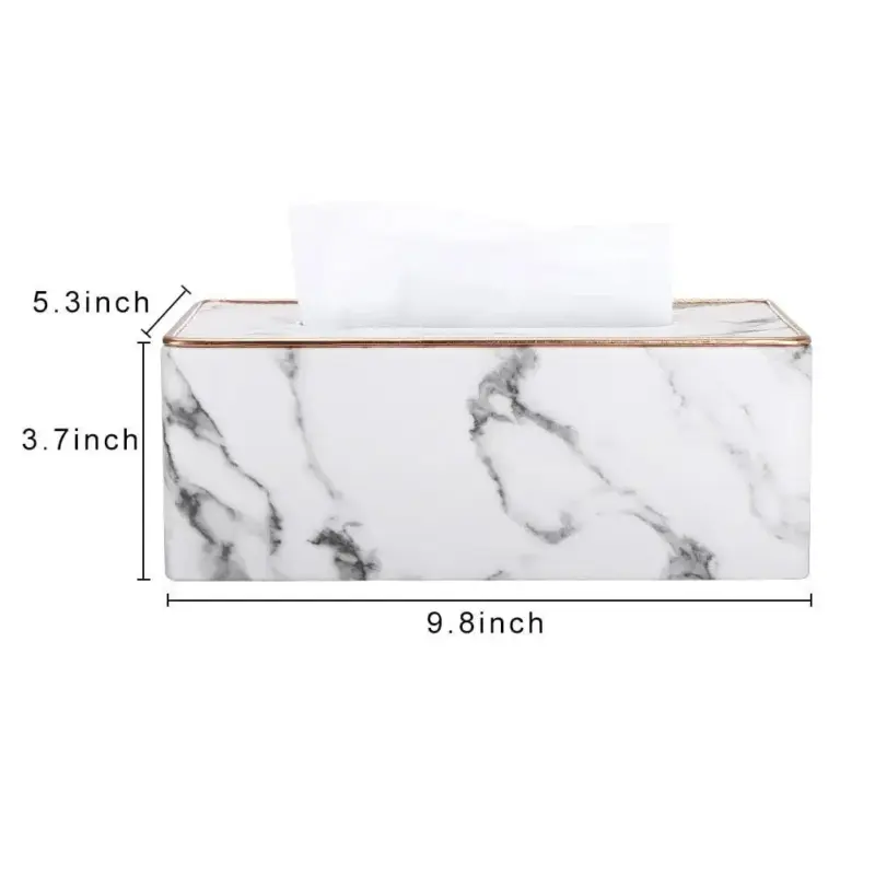 Silk Marble Tissue Box Decorfaure