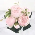 Silky Rose Gypsophila Bouquet Decorfaure