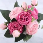 Silky Rose Gypsophila Bouquet Decorfaure