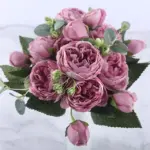 Silky Rose Gypsophila Bouquet Decorfaure