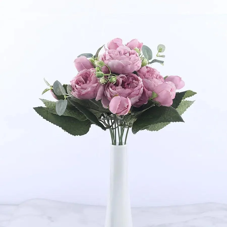 Silky Rose Gypsophila Bouquet - ISTANBULLU LTD