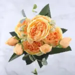Silky Rose Gypsophila Bouquet Decorfaure