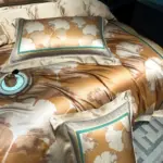 Silky Smooth 1000TC Lyocell Tencel Duvet Cover Breathable Soft Colorful Leaves Bedding Bed Sheet Pillowcases Wrinkle 6385f235 667a 4449 8644 36ed43c6ad48