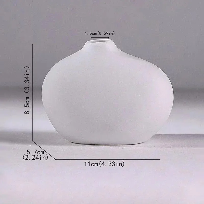 Simple Elegant White Vase - Homeko